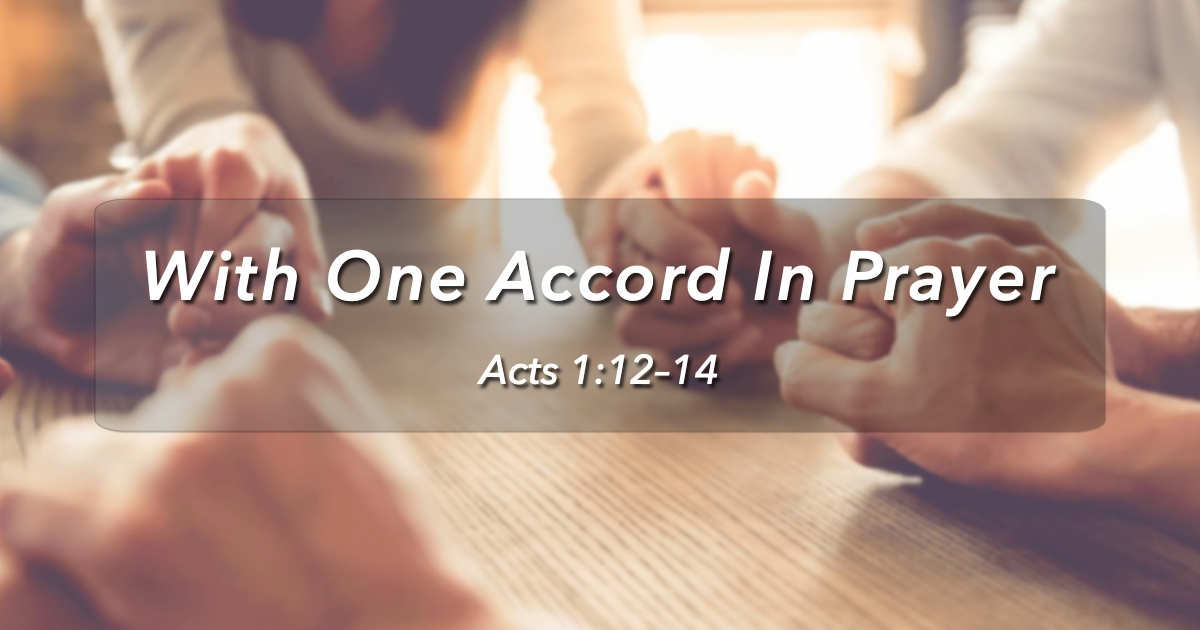 Glencairn Baptist Church With One Accord In Prayer