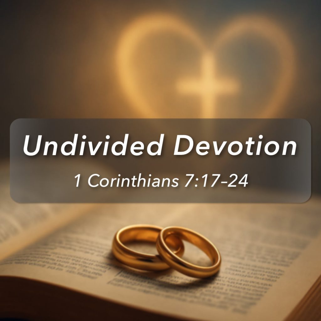 Undivided Devotion, Part 1